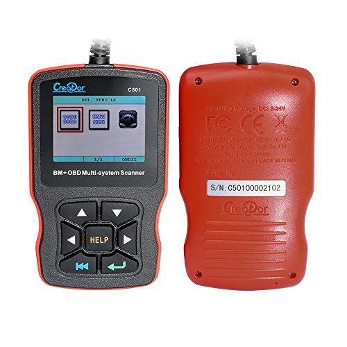 Creator C501 BMW Code Reader Full System Scan Tool with OBDII EOBD Engine Fault Scanner - Thumbnail 6