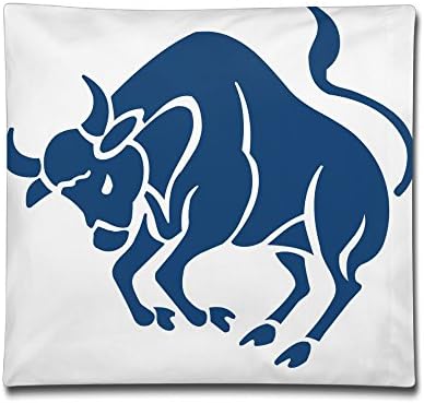 Brave Taurus Zodiac Comfortable Soft Pillow Bed Pillow Household Pillow Office Pillow Bolster 1818 Inches