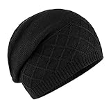 OMECHY Unisex Slouchy Beanie Hats Winter Warm Knit Hat Skull Ski Cap 4 Colors