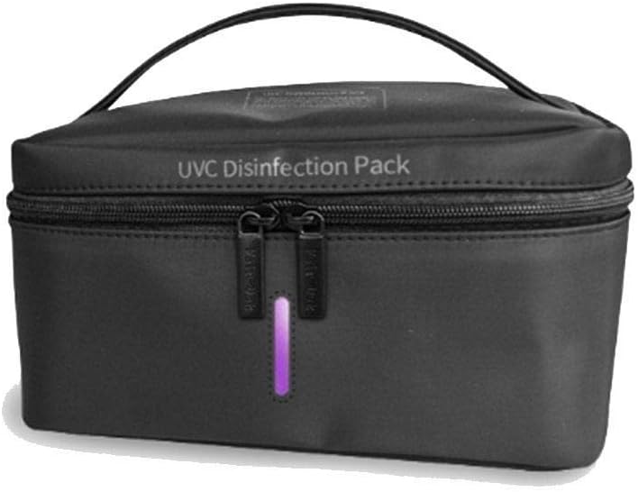 ACBB UVC Sanitizer Box,Portable Sterilization Pack Multifunctional LED Ultraviolet Disinfection Bag for reuseface