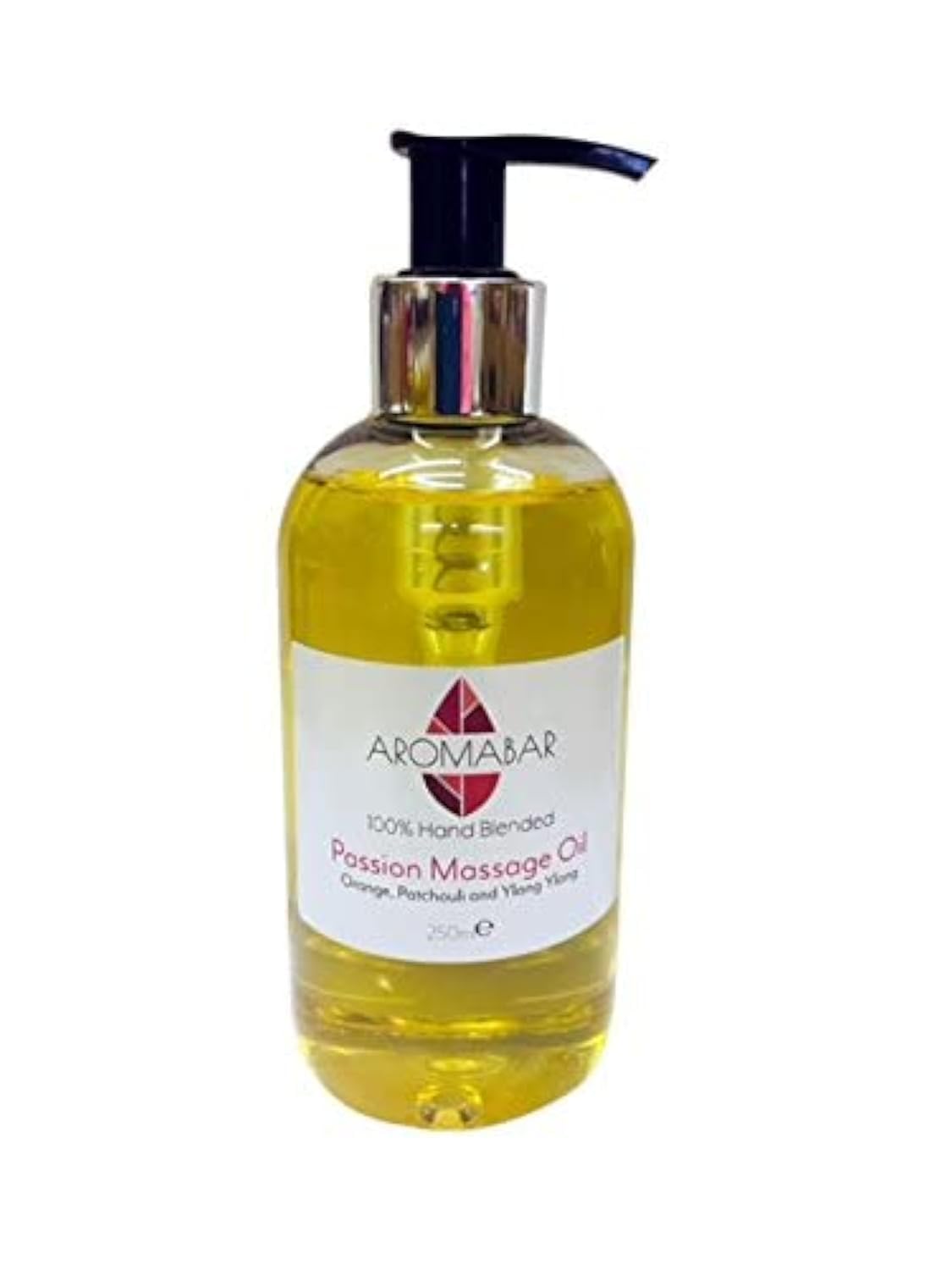 Passion Massage Oil 250ml with Orange Patchouli and Ylang Ylang Essential Oils