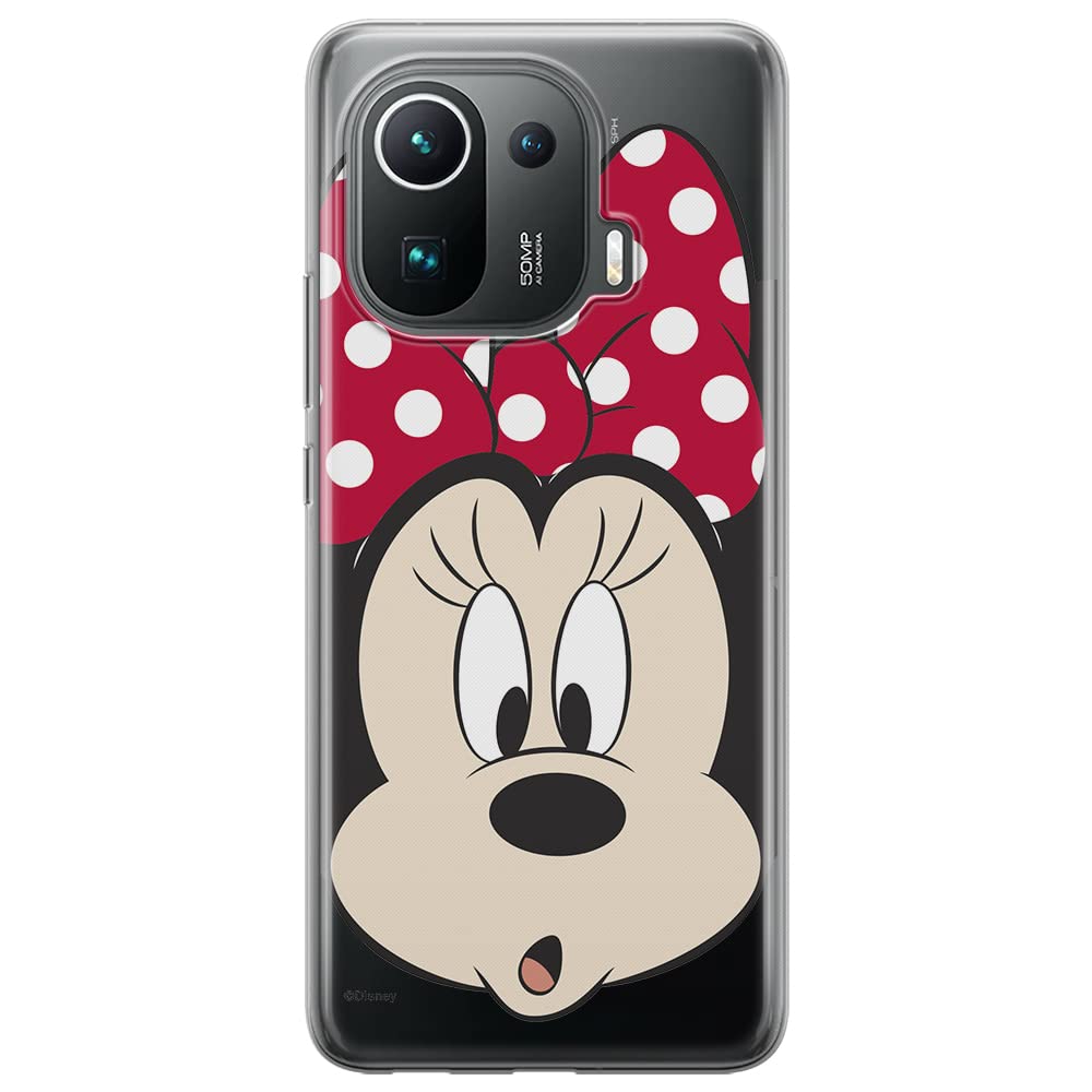 ERT GROUP mobile phone case for Xiaomi MI 11 PRO original and officially Licensed Disney pattern Minnie 054 optimally adapted to the shape of the mobile phone, partially transparent