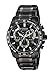Citizen Eco-Drive Men's AT4007-54E Perpetual Chrono A-T Black Ion Plated Stainless Steel Watch