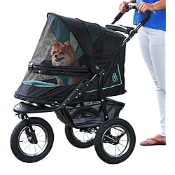Pet Gear No-Zip NV Pet Stroller Zipperless Entry Sky Line