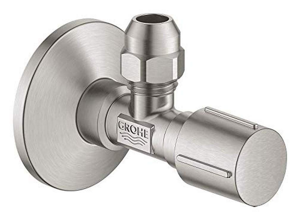 GROHE Angle Valves Neutral Handle Angle Valve 1/2" Supersteel 22037DC0