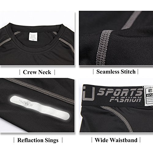 image for TERODACO Kids Basketball Jersey and Shorts Set W Long Sleeve Compressi