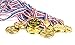 Award Medal of Honor Trophy Award Set of 24; Includes 12 Gold Winner Award Medals; 12 Gold Award Trophy Statues 6