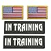 GrayCell Military Morale Service Dog Patches for Pet Tactical K9 Service Harness Vest Pack of 4 (3)