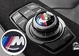 ///M 29mm Idriver I Drive Audio Controller Cover Cap BMW Sticker Emblem Badge Diameter 29mm for BMW 5er F10 F11 1er F20 F21 3er F30 4er F32 F34 F36