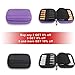 pureGLO 10 Bottles Essential Oil Carrying Case – Protect Your Precious Oils! Shock & Spill Proof Design - Holds 10 5ml, 10ml Roller Bottles – Organizer Perfect for Travel Storage - Purple