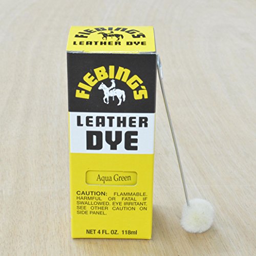 Fiebing Leather Dyes 4 0z Aqua Green dye for crafts gourds