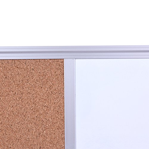 DexBoard 36 x 24 Inch Cork /Dry Erase Combo Board,