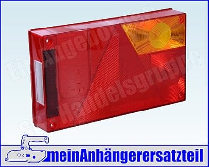 Lichtscheibe für Rückleuchte Aspöck Multipoint 1 I rechts 18-8452-007 Ersatzglas für Pkw Anhänger