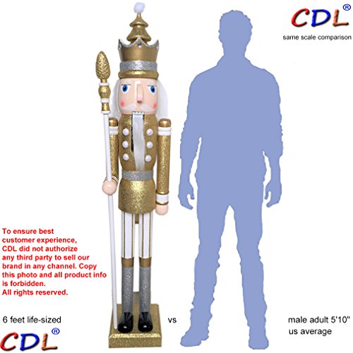 Giant Nutcracker Decoration Perfect Royal