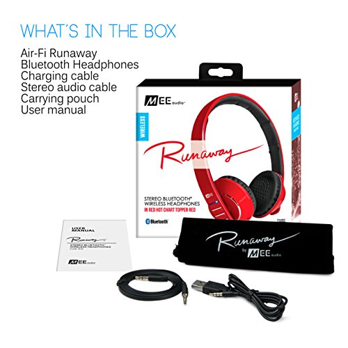 MEE audio Runaway 4.0 Bluetooth Stereo Wireless + Wired Headphones with