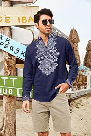 Producto: COOFANDY Men's Slim Fit Hippie