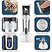 OETNAISAN PetExpert Dog Clippers Cordless Dog Grooming Clippers Kit Rechargeable Quiet Pet Hair Clippers Trimmer with 10 Dog Grooming Tools for Dogs, Cats and Other Pets