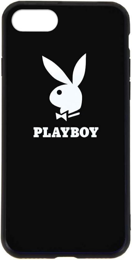 Amazon Iphone8 Iphone7 デザイン 2 ラビットロゴ Bk ブラックフレーム プレイボーイ Playboy かわいい ブランド 背面強化ガラス ハイブリット スマホカバー 9h Tpu 耐衝撃 アイフォン8 アイホン8 アイフォン7 アイホン7 ケース カバー 通販