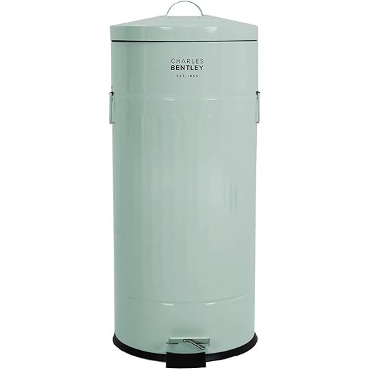 BENTLEY HOME 30L RETRO OLIVE GREEN KITCHEN BIN