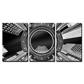 New York City Skyscraper - Canvas Art Wall Art - 16" x 24" x 3 Panels