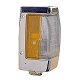 1990-1997 Nissan D21 Hardbody Pickup Truck Turn Signal Marker Lamp (with Chrome Trim) Corner Park Light Right Passenger Side (1990 90 1991 91 1992 92 1993 93 1994 94 1995 95 1996 96 1997 97)