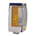 1990-1997 Nissan D21 Hardbody Pickup Truck Turn Signal Marker Lamp (with Chrome Trim) Corner Park Light Right Passenger Side (1990 90 1991 91 1992 92 1993 93 1994 94 1995 95 1996 96 1997 97)