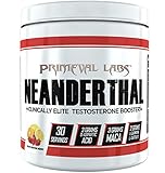 Neanderthal Primeval Labs Testosterone Booster, Test Booster, Build Muscle, Boosts Libido (Sour Orange Berry)