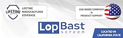 LopBast Screen 100INCH Manual Pull Down White