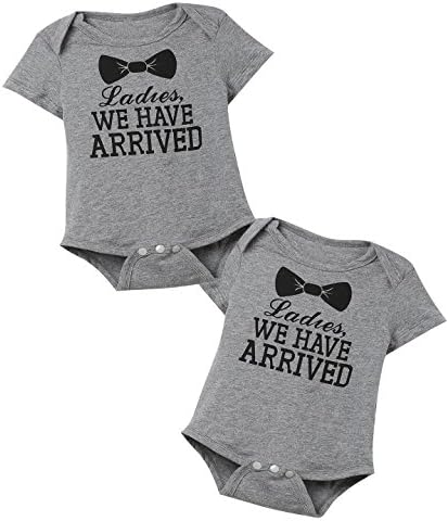 bakjuno Baby Boy Bodysuits Gentleman Clothes Newborn Twins Romper
