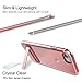 iPhone 7 Plus Case,[PC Kickstand] Slim Drop Protection Clear TPU Premium Protective Case Bumper for Apple iPhone 7 Plus 5.5 Inch (2016) (Clear/Pink)