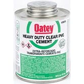 Oatey Heavy Duty Clear Cement For PVC 16 oz.