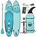 Peak Expedition Inflatable Stand Up Paddle Board — Durable Lightweight Touring SUP with Stable Wide Stance — 11' Long x 32