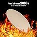Pizza Stone, 16''x 16'' Round Engineered Tuff Cordierite Durable Baking Stones for Ovens & Grill & BBQ, Stone Oven Round Pizza Stone