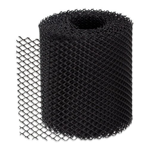 Garden Mile 5m Mesh Gutter Guard Plastic Mesh Leaf, Moss And Debris Protection Guttering Mesh 16cm Wide Prevent Drain And Gutter Blockages Easy Installation Filter Gutter Mesh Roll