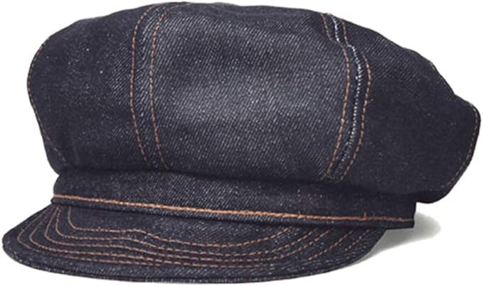 Amazon ニューヨークハット New York Hat 6221 Denim Stitch Spitfire デニムステッチスピットファイア キャスケット Blue デニム キャスケット ハンチング帽 通販