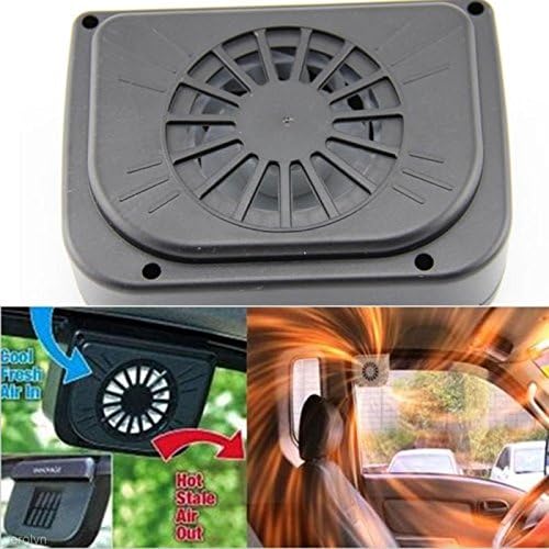 New Solar Power Car Cooler Cooling Fan Auto Car Solar Cool Air Vent Window Fan