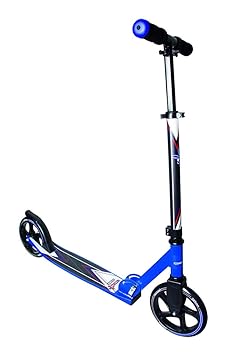 Muuwmi Unisex Jugend Aluminium Scooter 205 mm, blau, One Size