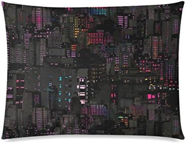 Urbanist Deisign Custom Zippered Pillowcase Cotton Pillow Cover Two Side 20x26 Inch
