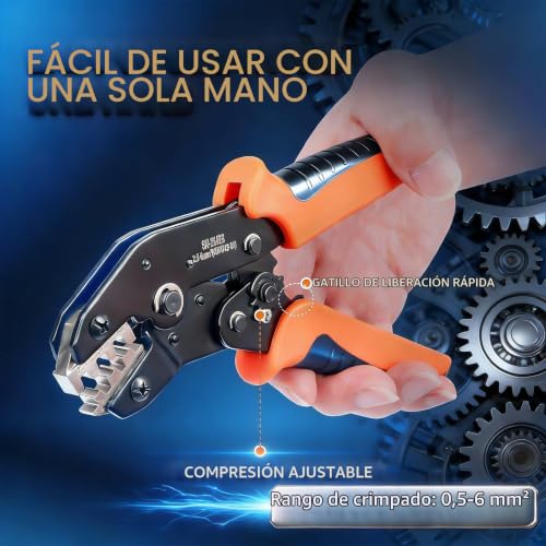 Crimper Terminals for 2.5/4.0/6.0 M² Solar Cable, 12 Pairs Solar Connectors, 2 Pieces Keys, for Mounting Solar Panels Cables