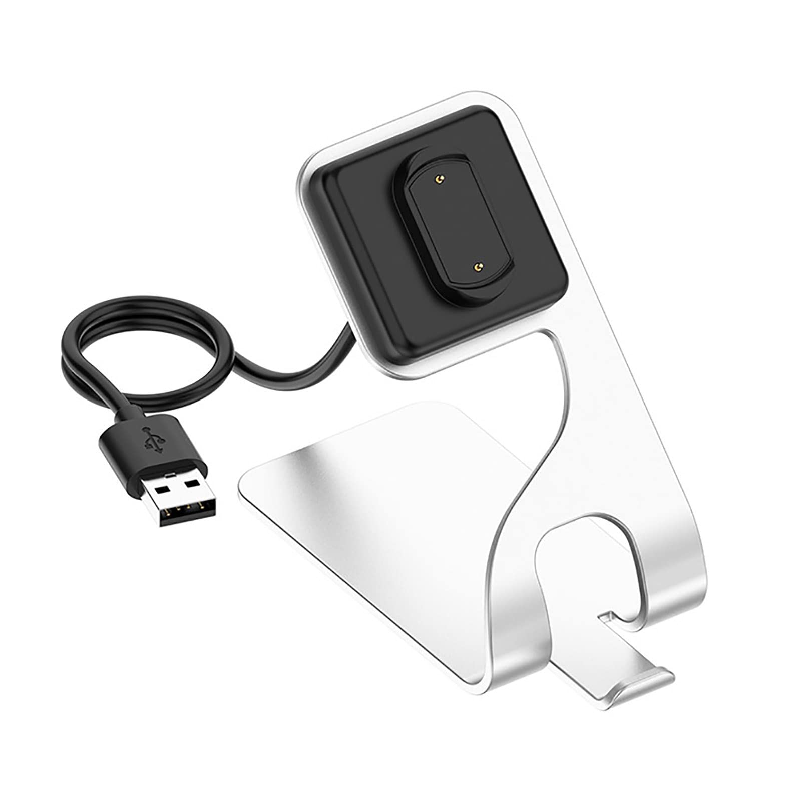 Replacement Charger Stand Compatible with Amazfit GTR4/GTR4 Pro/GTS4/GTR3/ GTR3 Pro/GTS3/T-Rex 2(A2169)/T-Rex Ultra Smart Watch Charging Dock with USB Charger Cable Cord
