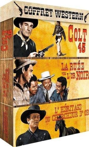 Western - Coffret 3 Films : Colt 45 + La Ruée Vers L'or Noir + L'héritage Du Chercheur D'or - Pack