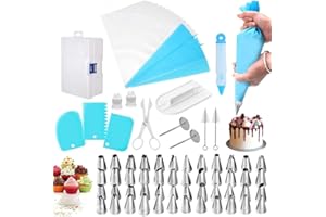 82Pcs Cake Decoing Supplies Kit Baking Fnt Tool Set Piping Bag Tip Pen Spatula DIY Cake Cupcake Decoing Icing Tool Set