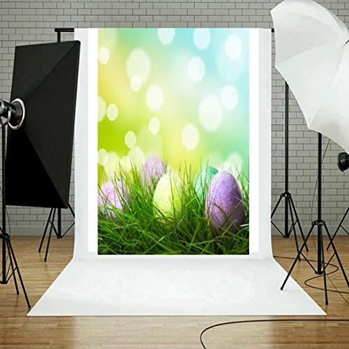 DreamsMAX Easter Day Theme Vinyl Fabric Custom Photo 3D Pattern Pictorial cloth photography Backdrop Background studio prop (B)