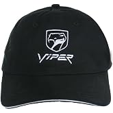 Dodge Viper Hat &ndash; Sneaky Pete Logo Adjustable Dad Hat, Black Baseball Cap, Low Profile Cotton Twill