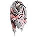 RACHAPE Women Elegant Warm Blanket Scarf Plaid Wrap Shawl Winter