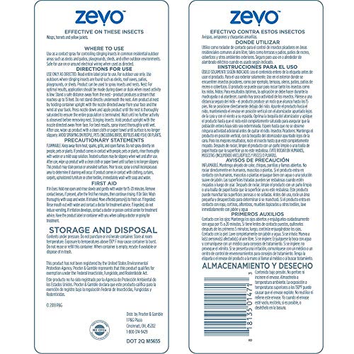 Zevo Wasp Bee and Yellow Jacket Stinging Insect Killer Instant