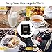 Coffee Cup Warmer & Wireless Charger with Auto-Shut Off for Office Desk Use, 2 IN 1 Heating Mug Cup Warmer Set for Home/Office to Warm Coffee, Tea, Milk, Water Mug - Best Gift Idea Coffee Plate Cup Set