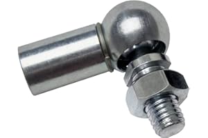 Bansbach Easylift 27907 B3 M5 Elbow Joint Endfitting, Steel, Right Hand Thread