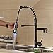 Rozin? Oil Rubbed Bronze LED Light Pull Down Spray Kitchen Sink Faucet Swivel Spout Mixer Tap by Rozinsanitary
