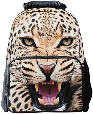 Wqueen Fashion Skull And 3D Animal Combination Women Men Travel Satchel Backpack Rucksack Shoulder Bookbag School Bag (B)